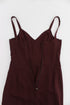 Dolce & Gabbana Bordeaux Stretch Full Length Sheath Dress